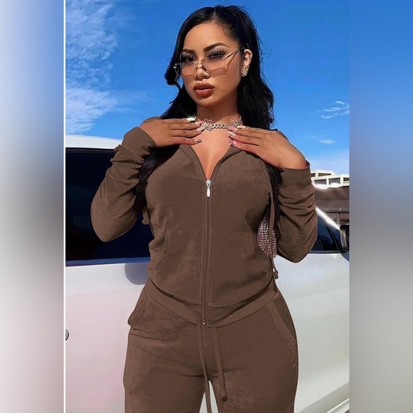 Brown Women's Tracksuit Set - Picture 6 of 7